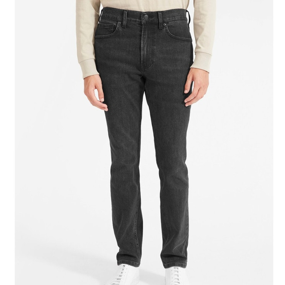 Everlane The slim fit jean mens 30x32 gray black stretchy jeans casual comfort